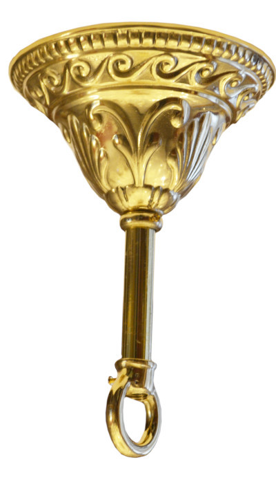(image for) Very Large Cast Chandelier Rose- Gold